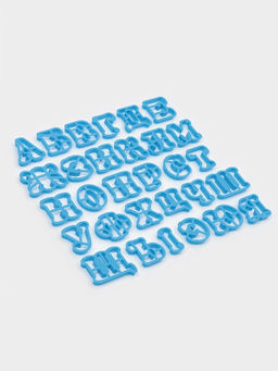 Формы для печенья Русский алфавит, 30 шт., пластик, голубые - Simaland фото 2