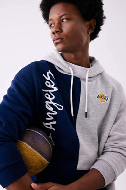 DeFactoFit Толстовка комфортного кроя с капюшоном NBA Los Angeles Lakers