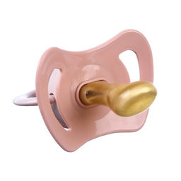 Соска - пустышка латексная ортодонтическая «Нежность», от 6 мес., розовая