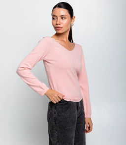 Джемпер #КТ978 (1), пудровый