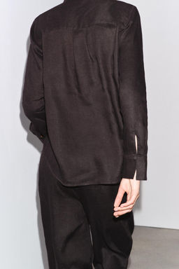 ZW COLLECTION 100% LINEN PALAZZO TROUSERS - Zara фото 36