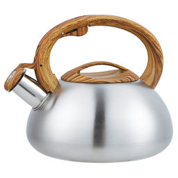 BE-0600 Чайник из нерж.стали 2.5л,со свистком,сатин(12)