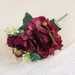 Цветок искусственный 30 см / W394117 /уп 160/640/ (Бордовый) - ГалеонТрейд фото 3