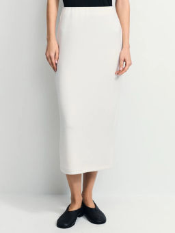 Трикотажная юбка миди / Zarina  фото 3