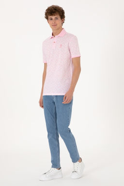 Erkek A__k Pembe Ti__rt Sepette S_rpriz _ndirim - U.s. polo assn фото 4