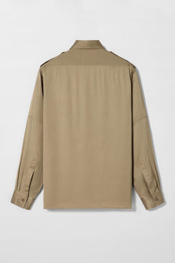 SATIN SHIRT WITH POCKETS BOBBY GILLESPIE X ZARA  фото 3
