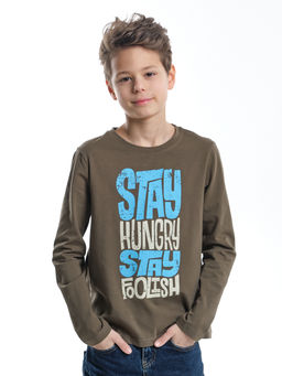 Лонгслив для мальчика UD 6790 хаки