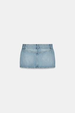 TRF DENIM MINI SKIRT - Zara фото 13