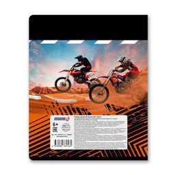 Светоч 80ТСК5_0_2_1 Тетрадь ученическая общая, A5 80 л. на скобе 65 г/кв.м , белизна 100 % 5 шт. клетка 000485 Мотофристайл  фото 9