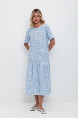 VERY NEAT _ ЕВТ 5041/голубой,пробуждение платье жен