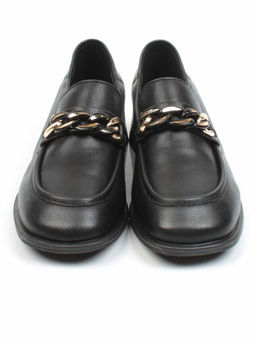 03-PDG196-1 BLACK Лоферы женские (натуральная кожа) - Фабричный китай фото 12