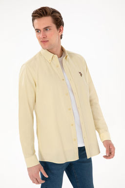 Erkek A__k Haki Uzun Kollu Basic G_mlek Sepette S_rpriz _ndirim - U.s. polo assn фото 3