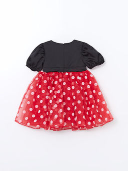 Bisiklet Yaka Saten K?z ?ocuk Elbise ve Ta? 2li - Waikiki фото 2