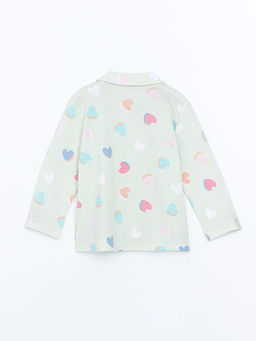 G?mlek Yaka K?z ?ocuk Pijama Tak?m?