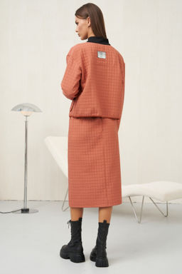 Костюм юбочный 4616 терракот - Fantazia mod фото 2