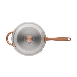 2756 GIPFEL Сковорода-сотейник ABSOLUTE 26х7см/2,7л со стальной крышкой, с индукционным капсульным дном. Материал: нерж. сталь 18/10. Толщина: 0,8мм  фото 6