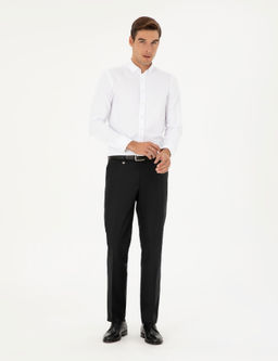 Siyah Slim Fit Y_nl_ Kuma_ Pantolon - Pierre cardin фото 3