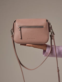 Сумка кожаная через плечо Azaro 3684 фруктовый мусс