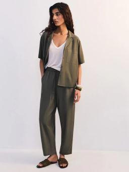 Льняная блуза прямого кроя ZR2605012002-13 / Zarina