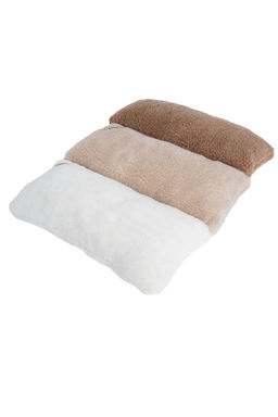 Подушка-валик меховая 30х60