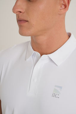 Поло Белый ANTA TRN-ESSENTIAL SS Polo  фото 6