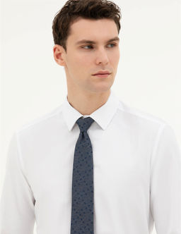 Beyaz Slim Fit Uzun Kollu Basic G_mlek - Pierre cardin фото 2