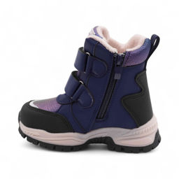 Ботинки мембранные на меху В6673-12 синие - BONCY фото 3