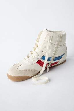 RETRO HIGH-TOP SNEAKERS - Zara фото 3
