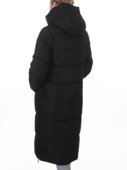 L667 BLACK Пальто зимнее женское (200 гр. холлофайбер)