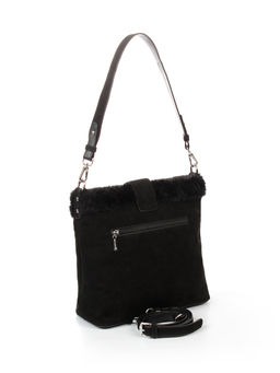 LACCOMA сумка P5681-1-черный эко кожа, искуственный мех полиэстер  фото 3