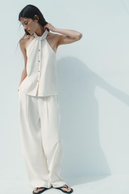 HALTER WAISTCOAT TOP