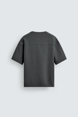 SUDADERA RELAXED FIT INTERLOCK / Azul / Gris - Zara фото 7