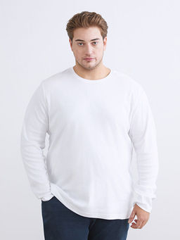 Bisiklet Yaka Basic Uzun Kollu Erkek Ti??rt