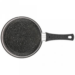 Сковорода с тефлоновым покрытием д22см "Гранит Induction", h5,5см, s0,38см, ручка из термостойкого пластика (Россия) Подходит для всех видов плит, включая индукционную.
