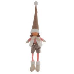 Игрушка набивная "Мальчик/Девочка", L16 W8 H56/20 см, 2в.