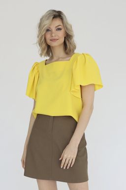 Блузка с вырезом каре - Looklikecat фото 4