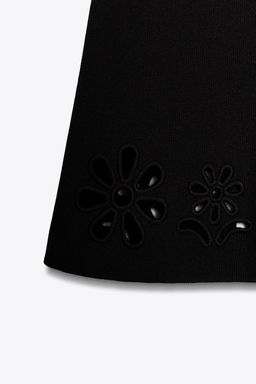CUTWORK EMBROIDERY KNIT DRESS - Zara фото 9