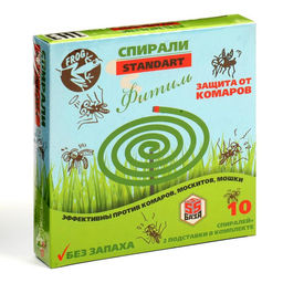 Цена за 2 шт. Спирали от комаров Frog, стандарт, набор, 10 шт.