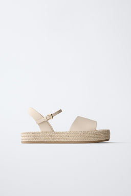 SANDALIA YUTE / Blanco Crudo