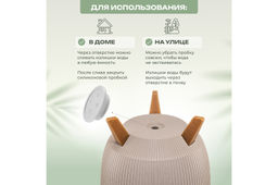 Кашпо 9,4 л 29*29*23 см "Винто" темно-бежевый (модель 661)