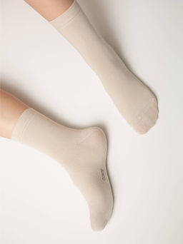 Цена за 2 пары CONTE 3DSOCKS Носки женские бежевый - Conte elegant фото 4