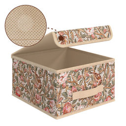 VAL OF-BOX-LS Короб стеллажный с крышкой, малый, 28*30*16 см, OPUS ROMANO FLORA, шт