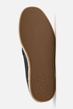 LEATHER VAMP ESPADRILLES - Zara фото 8