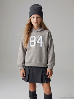 Kap??onlu K?z ?ocuk Elbise