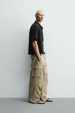 CAMISA T?CNICA RELAXED FIT / Negro - Zara фото 4