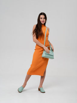 Сабо 5132.23663br.Мята+коричневый