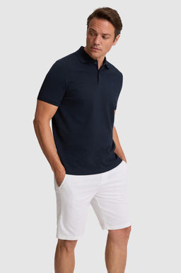 Erkek Koyu Lacivert Regular Fit Polo Yaka Basic Ti__rt - U.s. polo assn фото 3