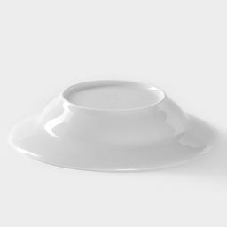 Цена за 2 шт. Тарелка глубокая Добрушский завод «Идиллия», 250 мл, d=20 см, фарфор, белая