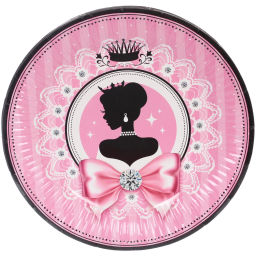 Тарелка бумажная 18 см в наборе 10 шт "Очаровательный образ"