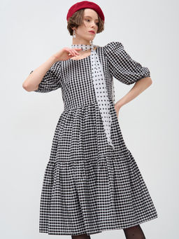 Платье с рукавами-буфами OD-789-3 - Tantino фото 7